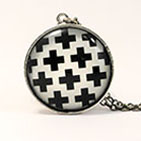 Fauxhemian black Swiss Cross