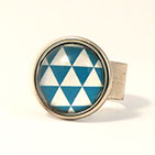 Fauxhemian Triangle Turquoise Necklace