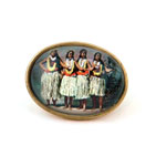 Hula Girls Brooch