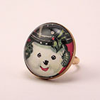 Big Snowman 25mm Ring