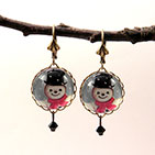 Jolly Snowman Earrings