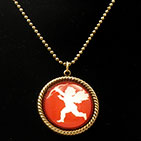 WhiteCupid 25mm Necklace