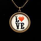 Love Letters 25mm Necklace