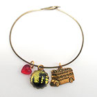 Statue of Liberty with Empire State Building Charm Bracelet