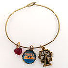 Coney Island with Ferris Wheel Charm Bracelet or Necklace