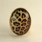 Leopard Print Brooch
