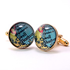 Old Boston Map Cuff Links