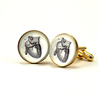 @ Typographic Cuff Links