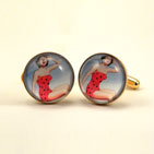 New York Map Cuff Links