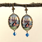 Over The Waves Mermaid Earrings