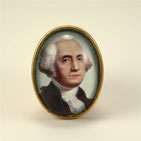 Can't Tell a Lie George Washington  Brooch 