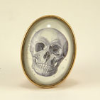 To Be Or Not To Be Skull Brooch