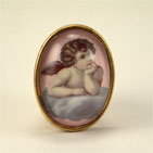 Cloud 9 Cupid Brooch