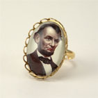 Abraham Lincoln Petite Ring