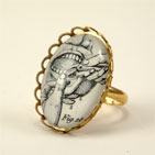 Petite Clipper Ship Ring