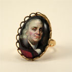 Benjamin Franklin Petite Ring