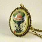 Farewell Hot Air Ballonn Deluxe Necklace