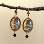 Twilight Forks - Port Angeles Map Earrings