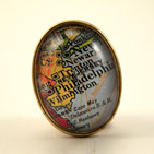 Old Philadelphia Map Brooch