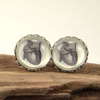 Anatomical Heart Stud Earrings