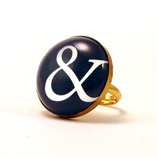 Question (?) Authority (!) Black Earrings