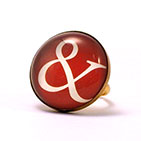 Question (?) Red Cocktail Ring