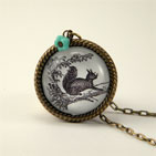 Squirrel in Tree Necklace